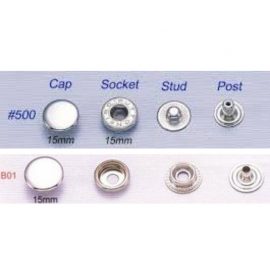 Press and Spring Snap Button